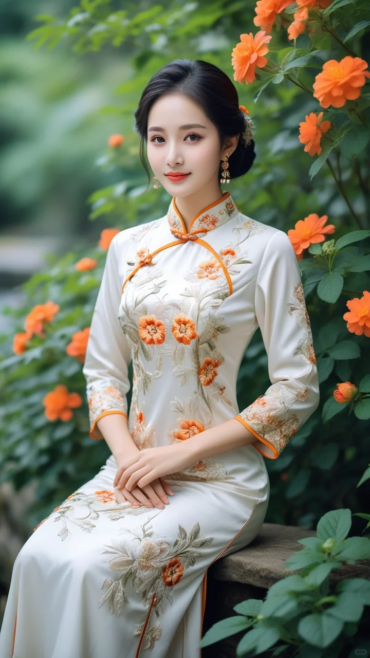 国风旗袍，端庄，优雅尽显