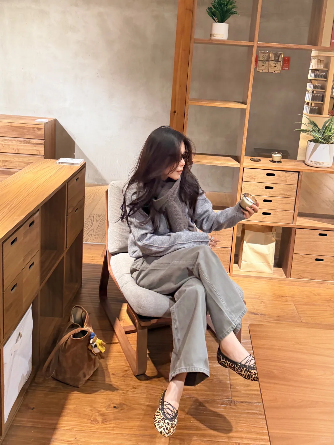 毛衣的慵懒自在！