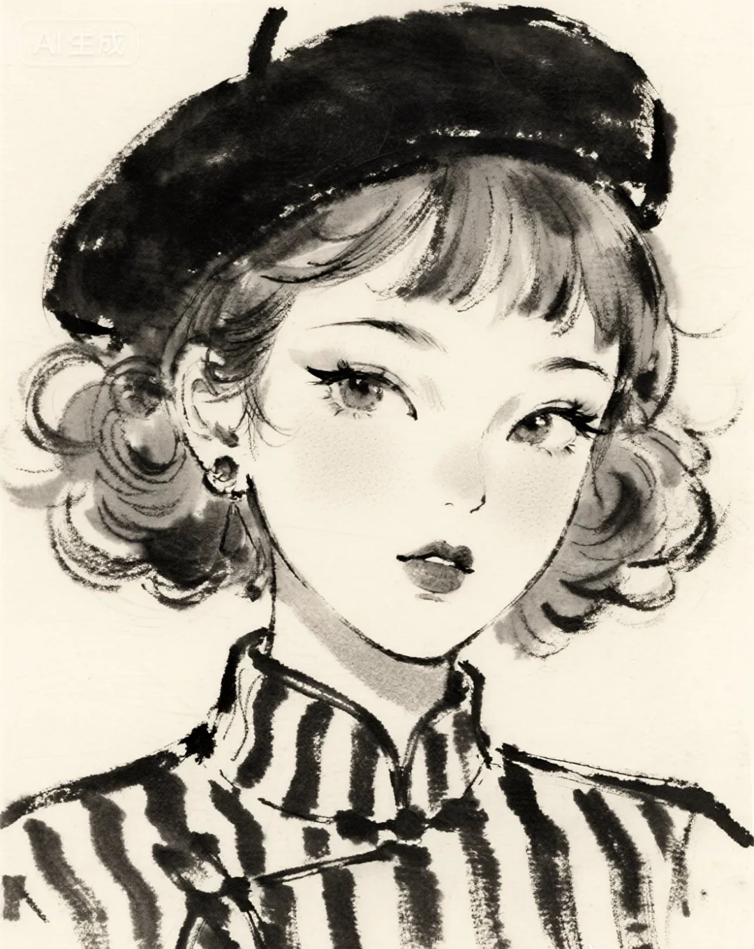 她很特别，很特别，快来临摹打卡呀