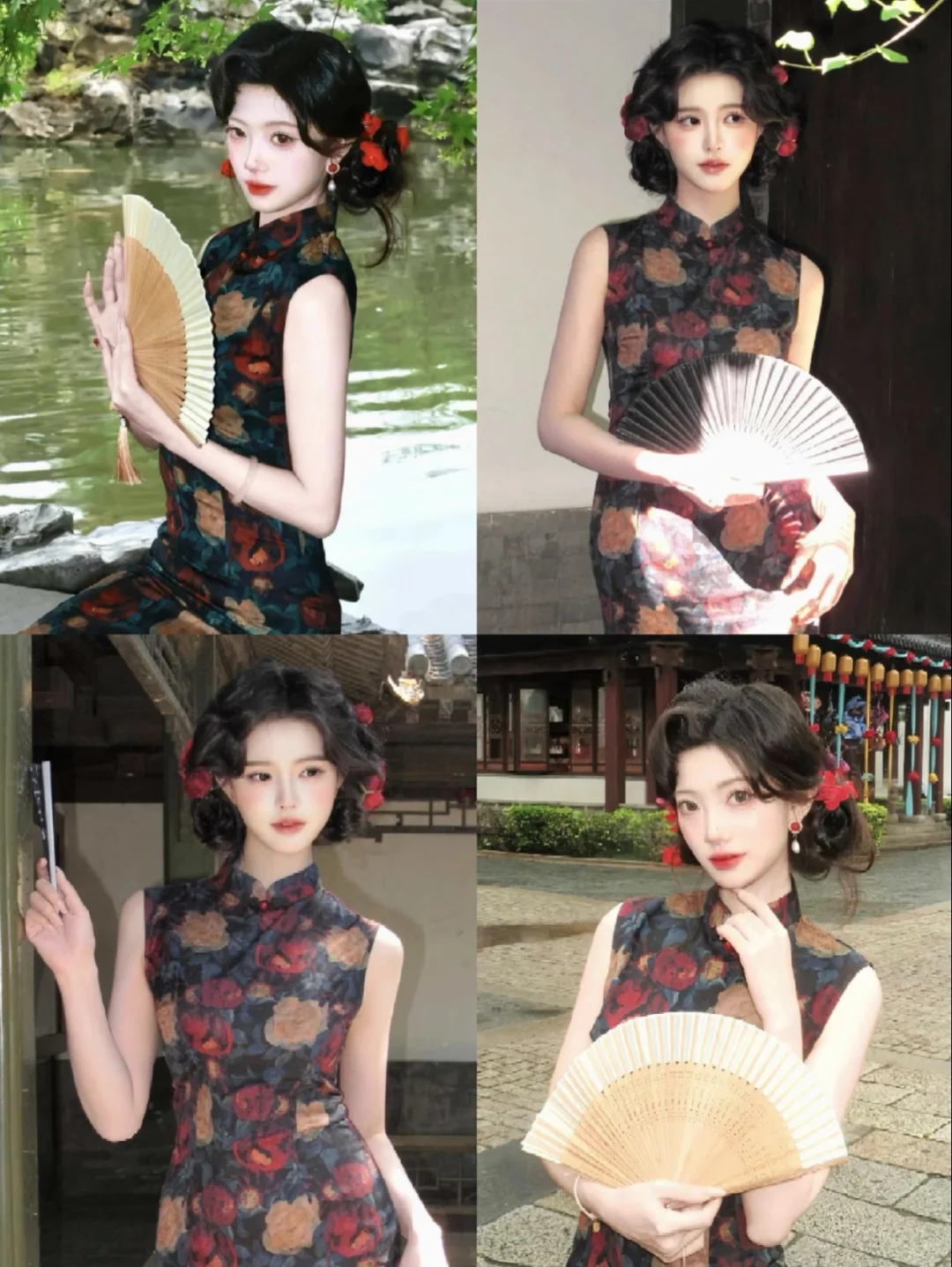 南京花398r拍到了人生手推波旗袍‼️超出片