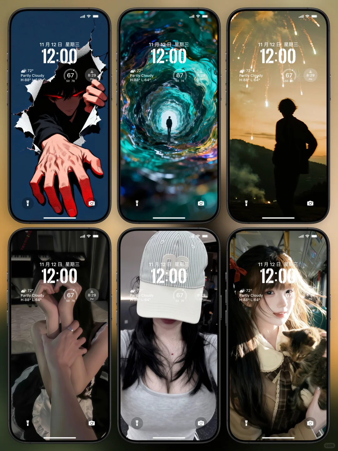 超级喜欢的高级感手机锁屏壁纸丨简介拿图