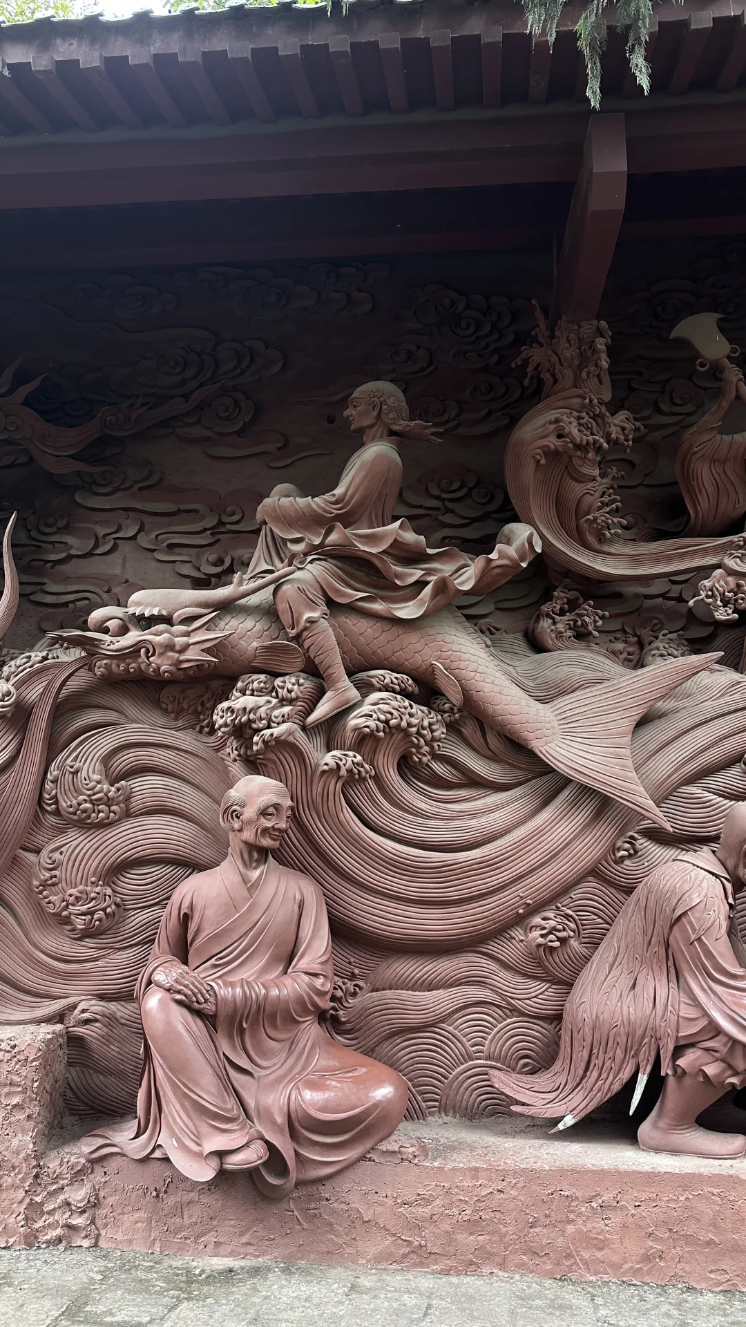 绵阳圣水寺泥塑3