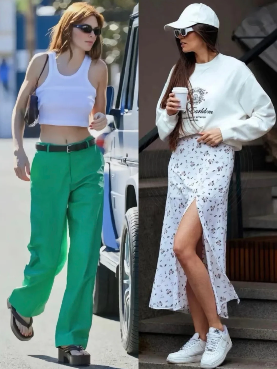 显瘦显高的运动混搭风来啦💯