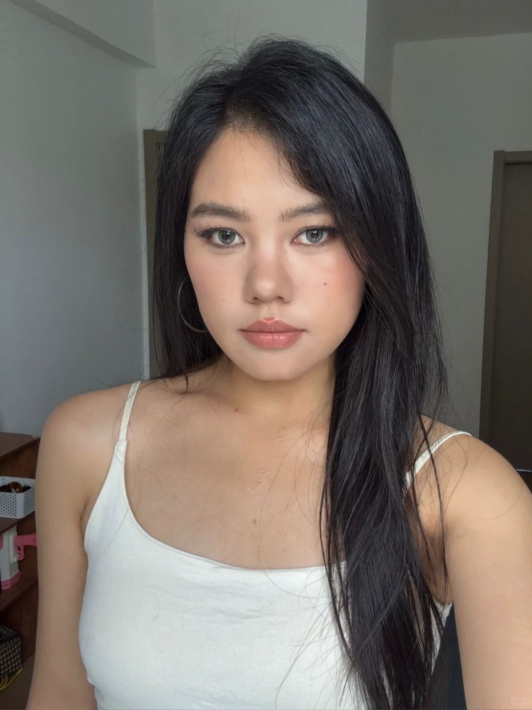 方圆脸 扁平鼻，找到风格真的嘎嘎乱杀…