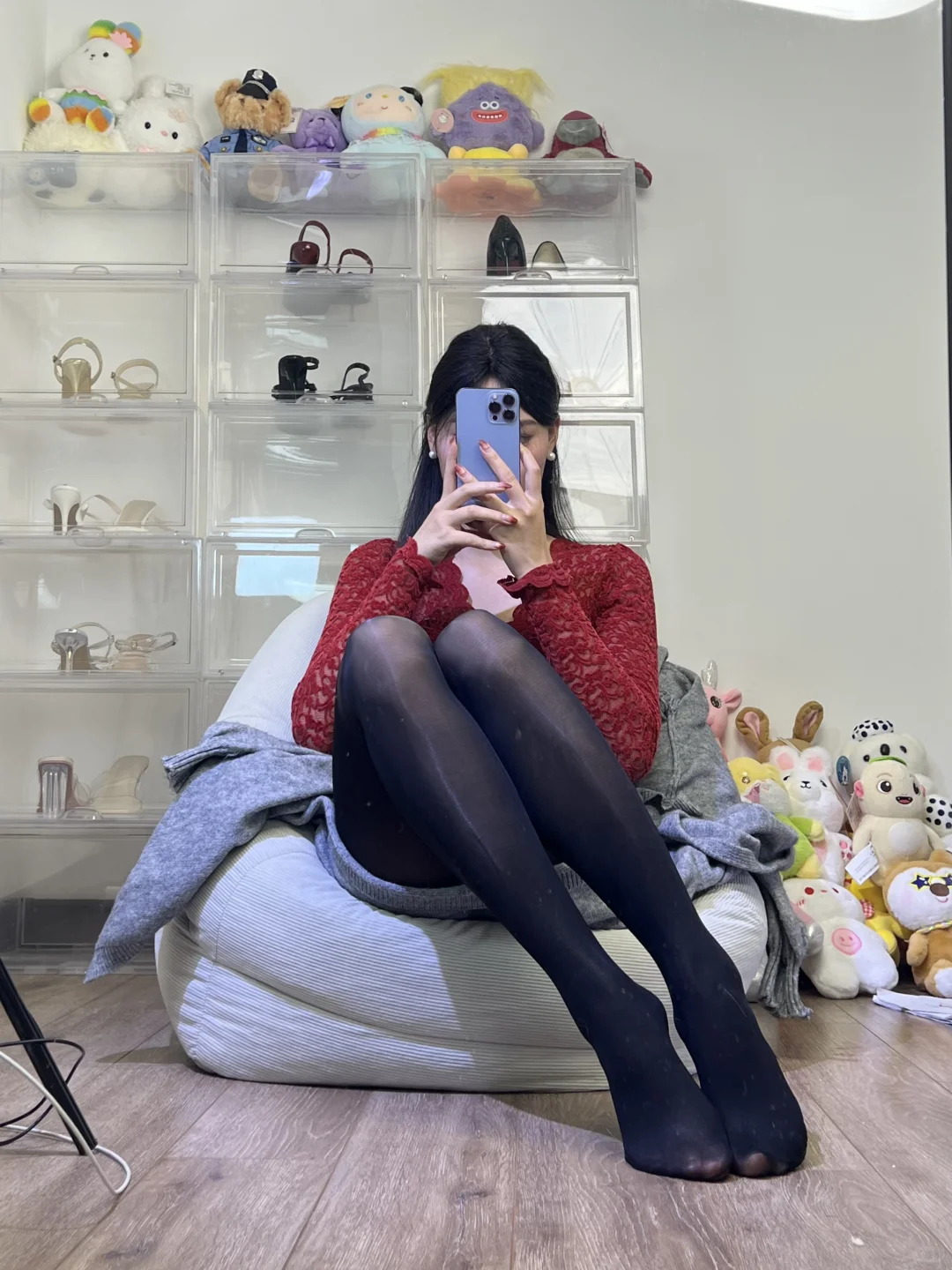 喜欢秋冬，和我的袜子～