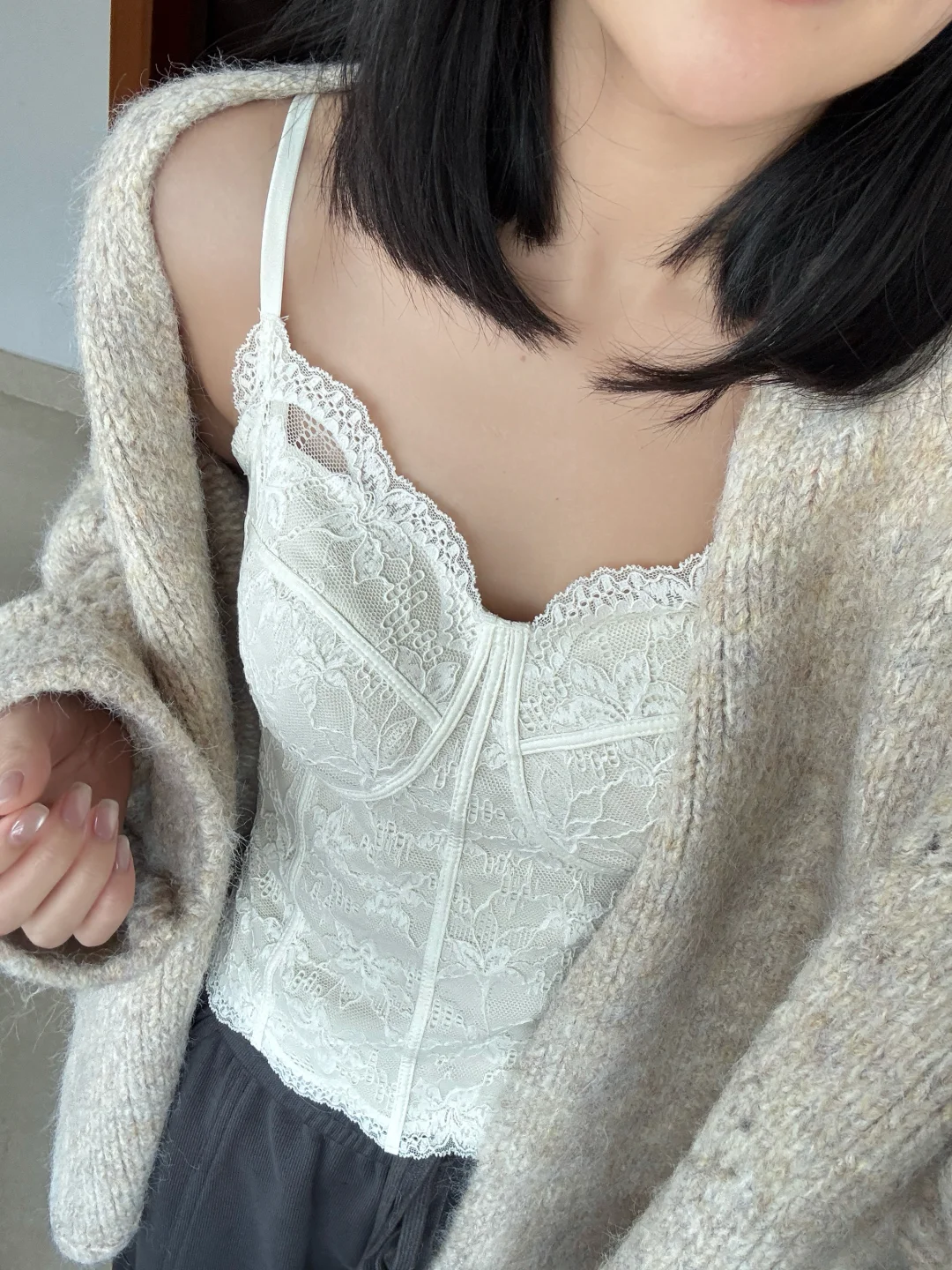 超爱的，这款蕾丝吊带