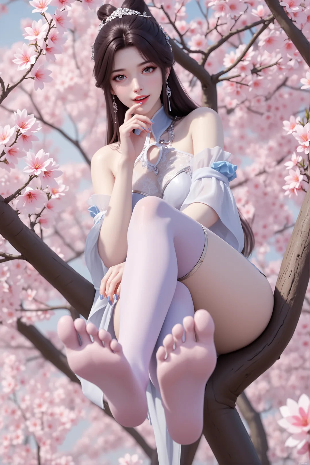 谁懂啊！月婵才是国漫清冷女神天花板✨