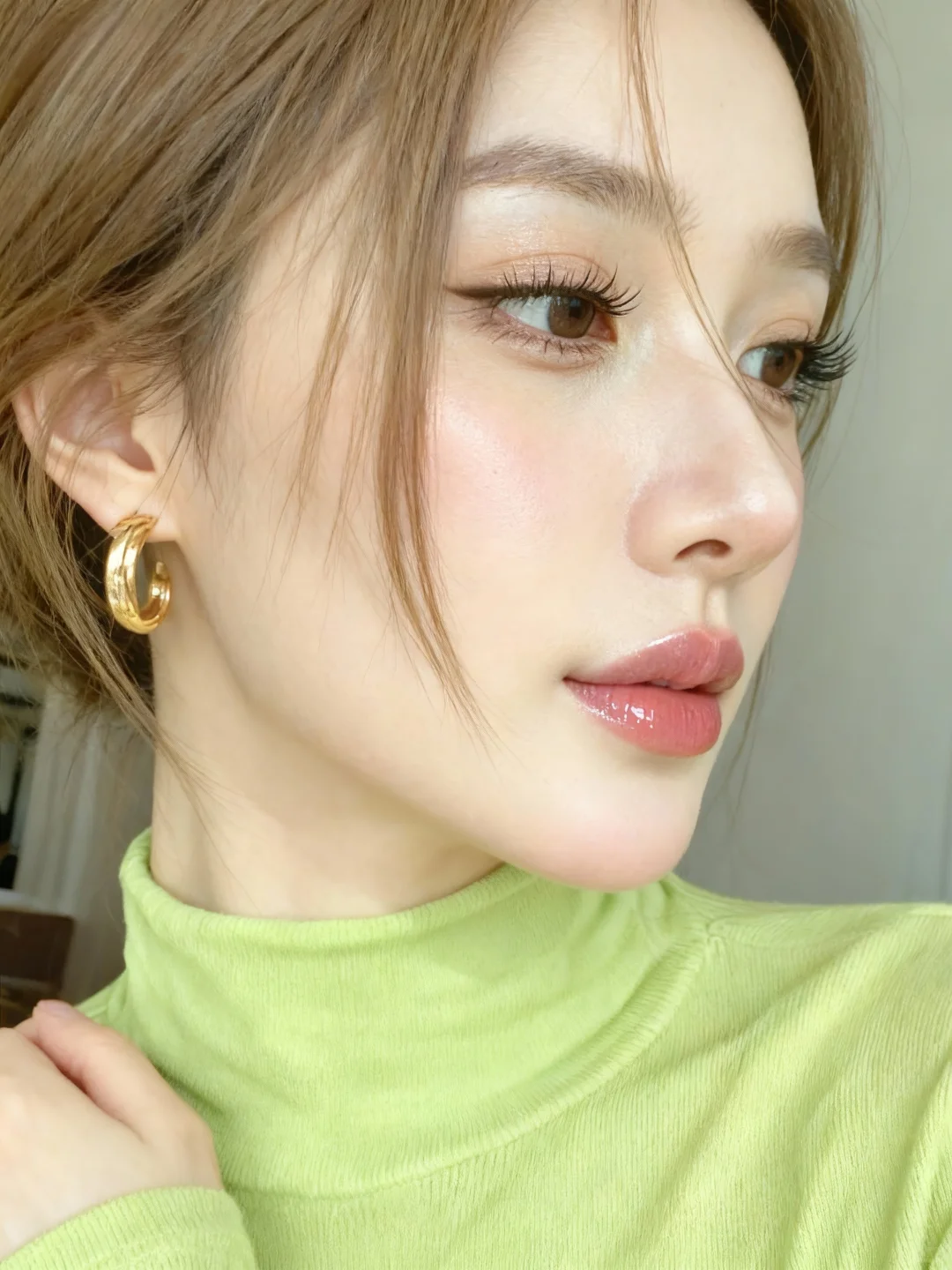 氛围感奶杏千金妆好美🫦