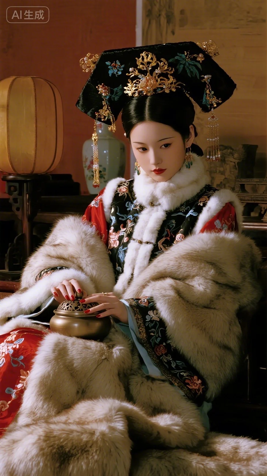 每年进贡的上好皮子都送到贵妃宫里了......