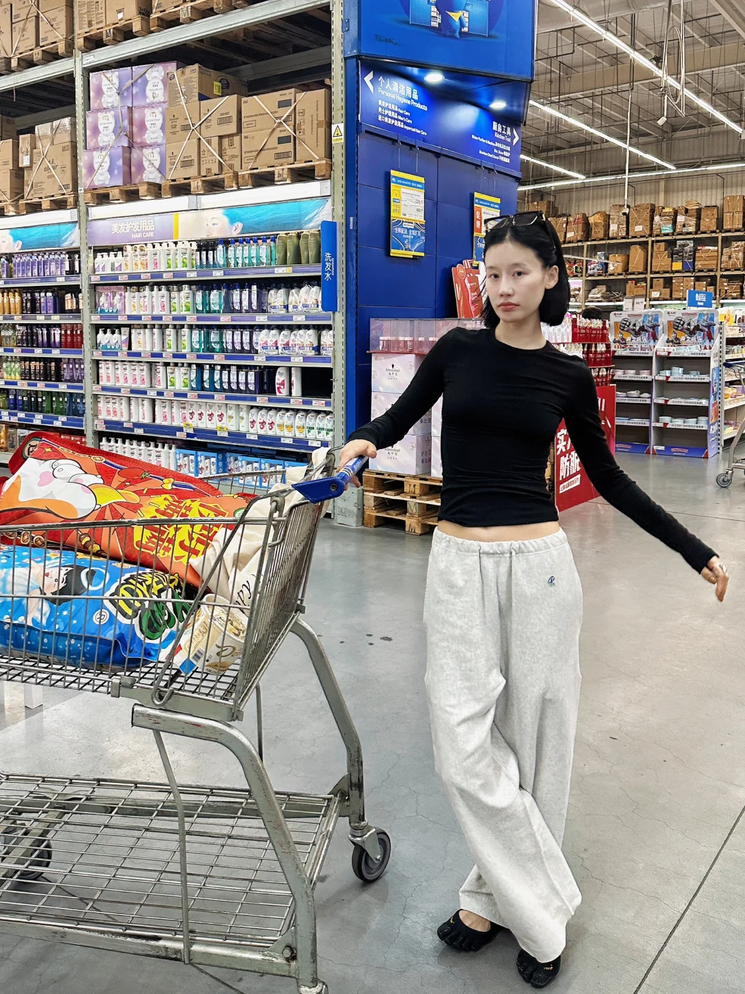 我爱的卫裤穿搭18图