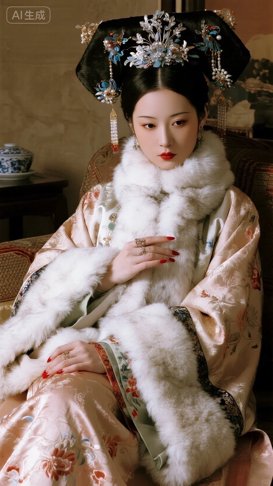 每年进贡的上好皮子都送到贵妃宫里了......