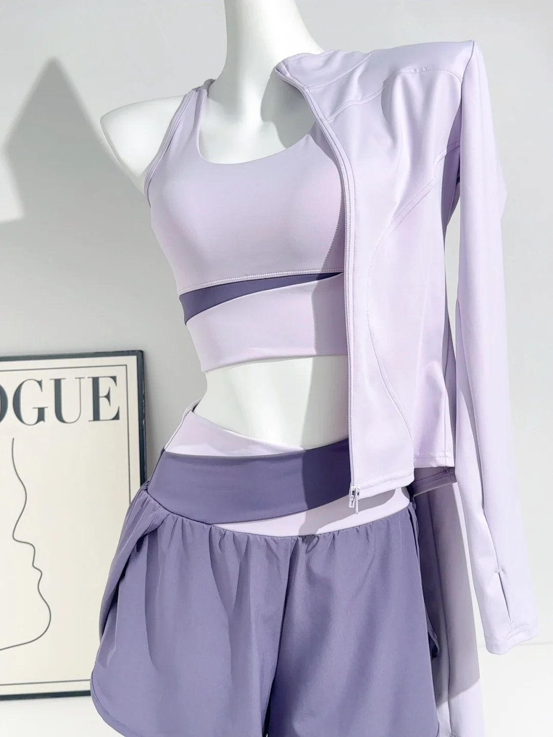 适合初秋的紫色浪漫🍆运动不露腿福音💰59