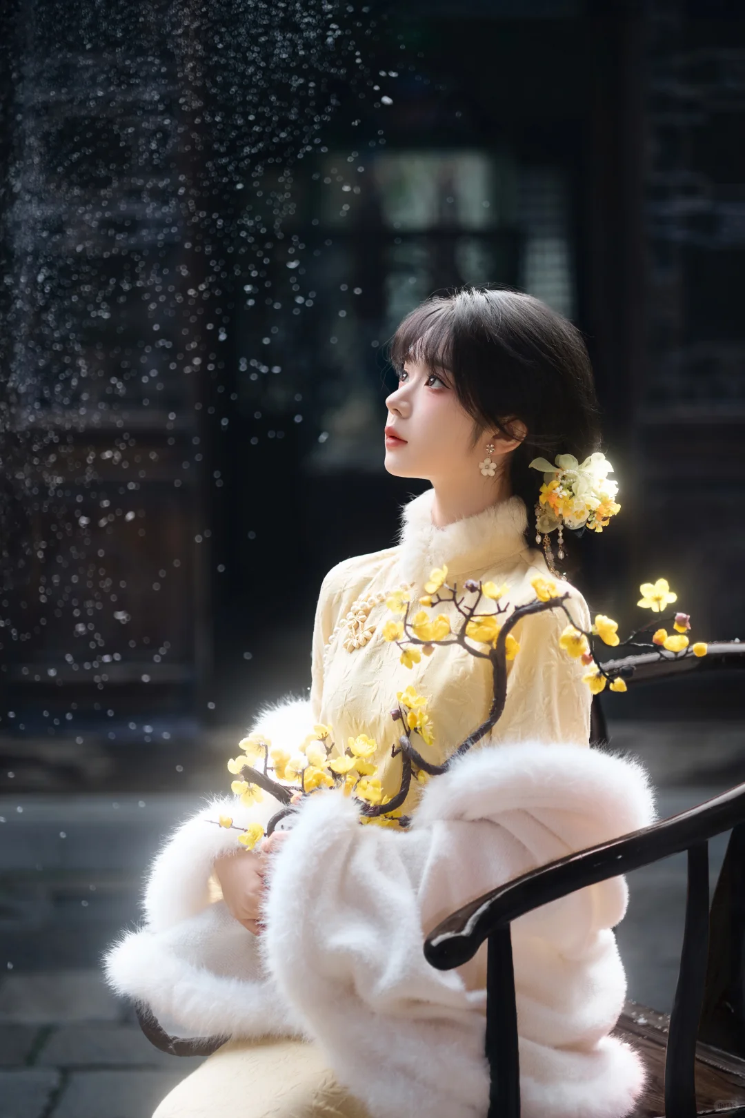 这个冬天我们一起看雪吧❄️南京冬款旗袍写真