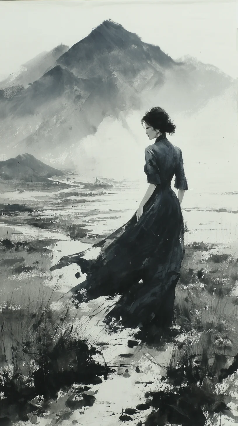 水墨丹青处，佳人韵如诗