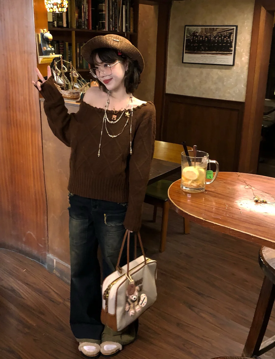 🧸𓏼˙ ᴥ ˙𓏼中古少女 随意穿都很有古早感！！