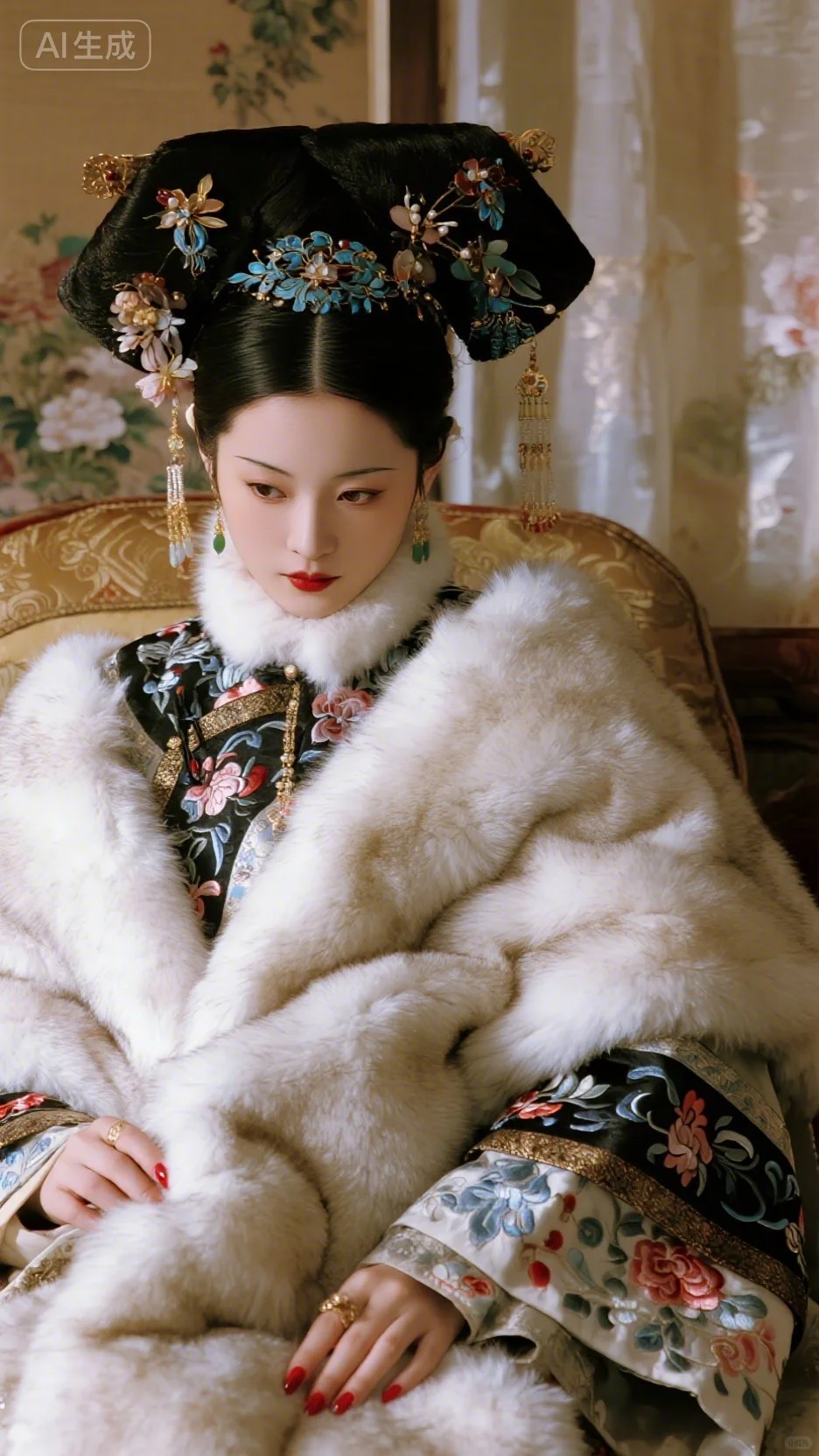 每年进贡的上好皮子都送到贵妃宫里了......