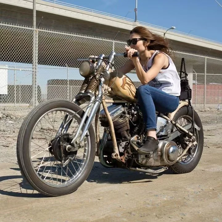 女孩机车风|阿美咔叽|美式复古穿搭