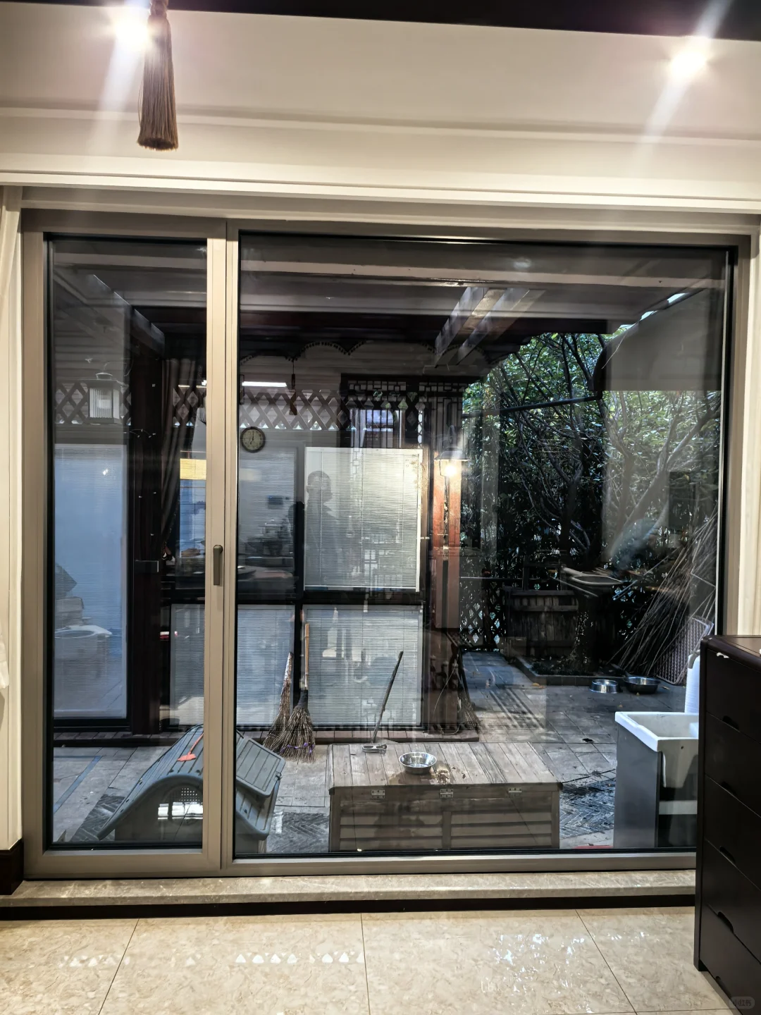 花园入户玻璃门