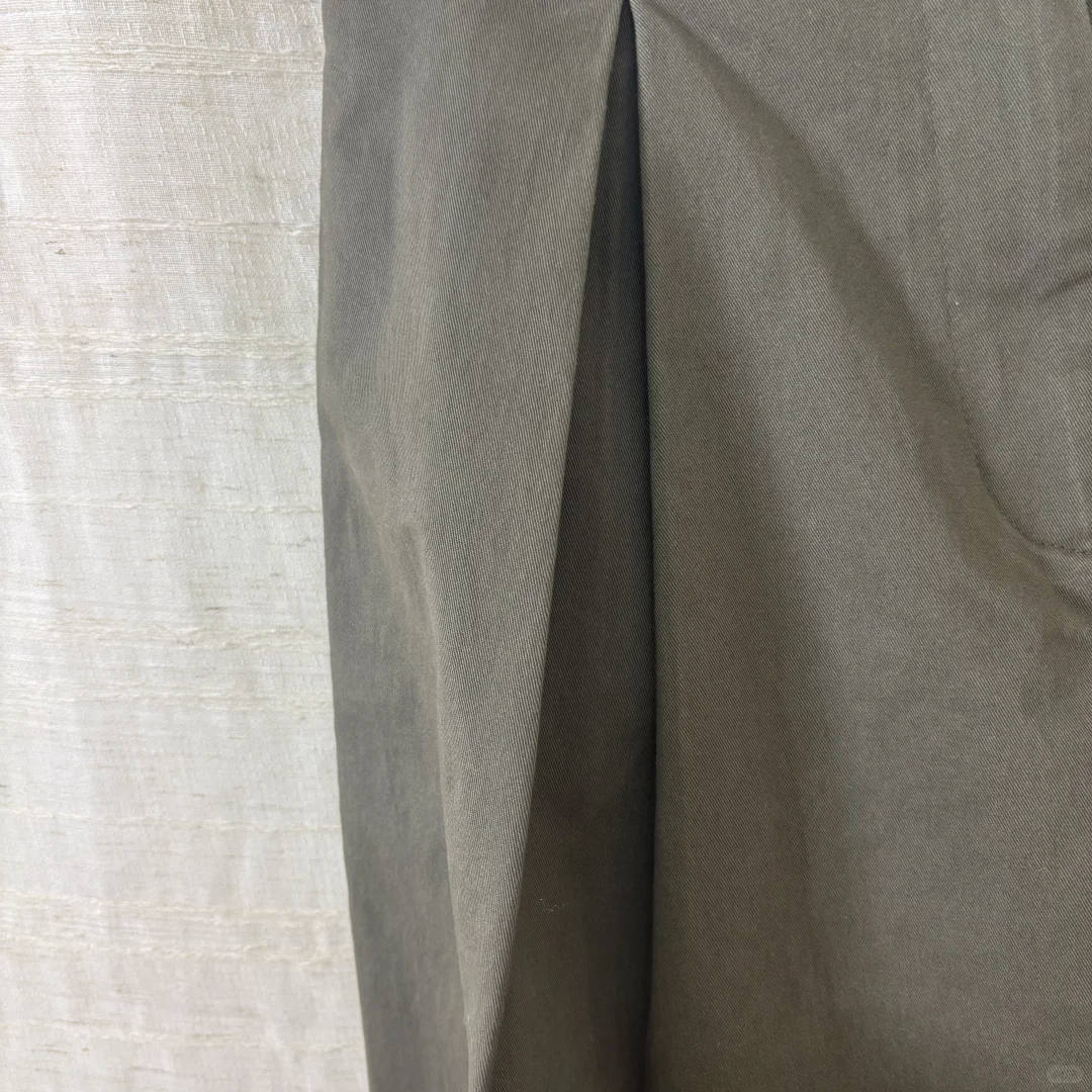 日系小众To@st~宽松纯棉高腰深褶哈伦休闲九