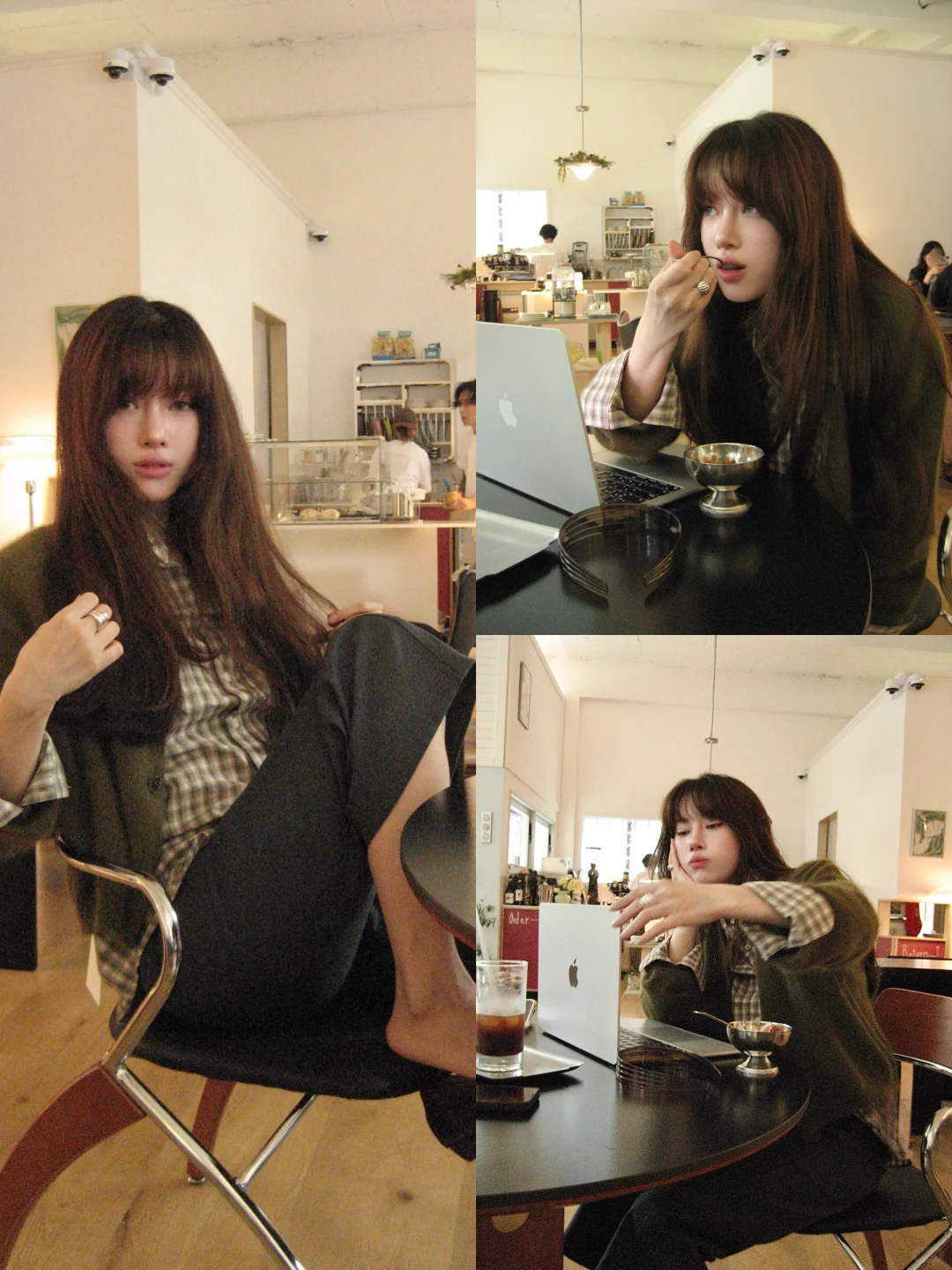 她太会穿了！把复古与松弛感焊在身上的穿搭