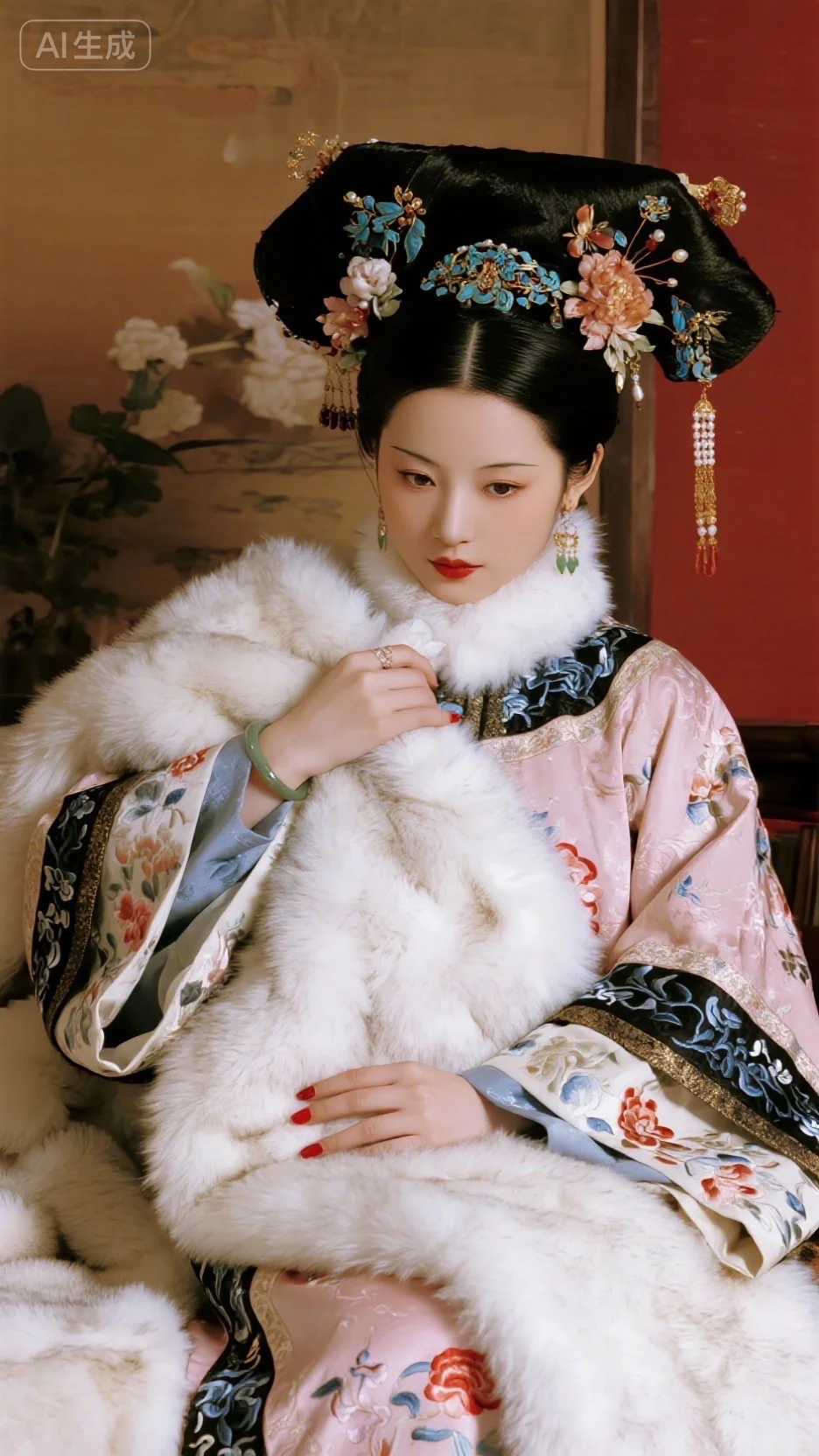 每年进贡的上好皮子都送到贵妃宫里了......