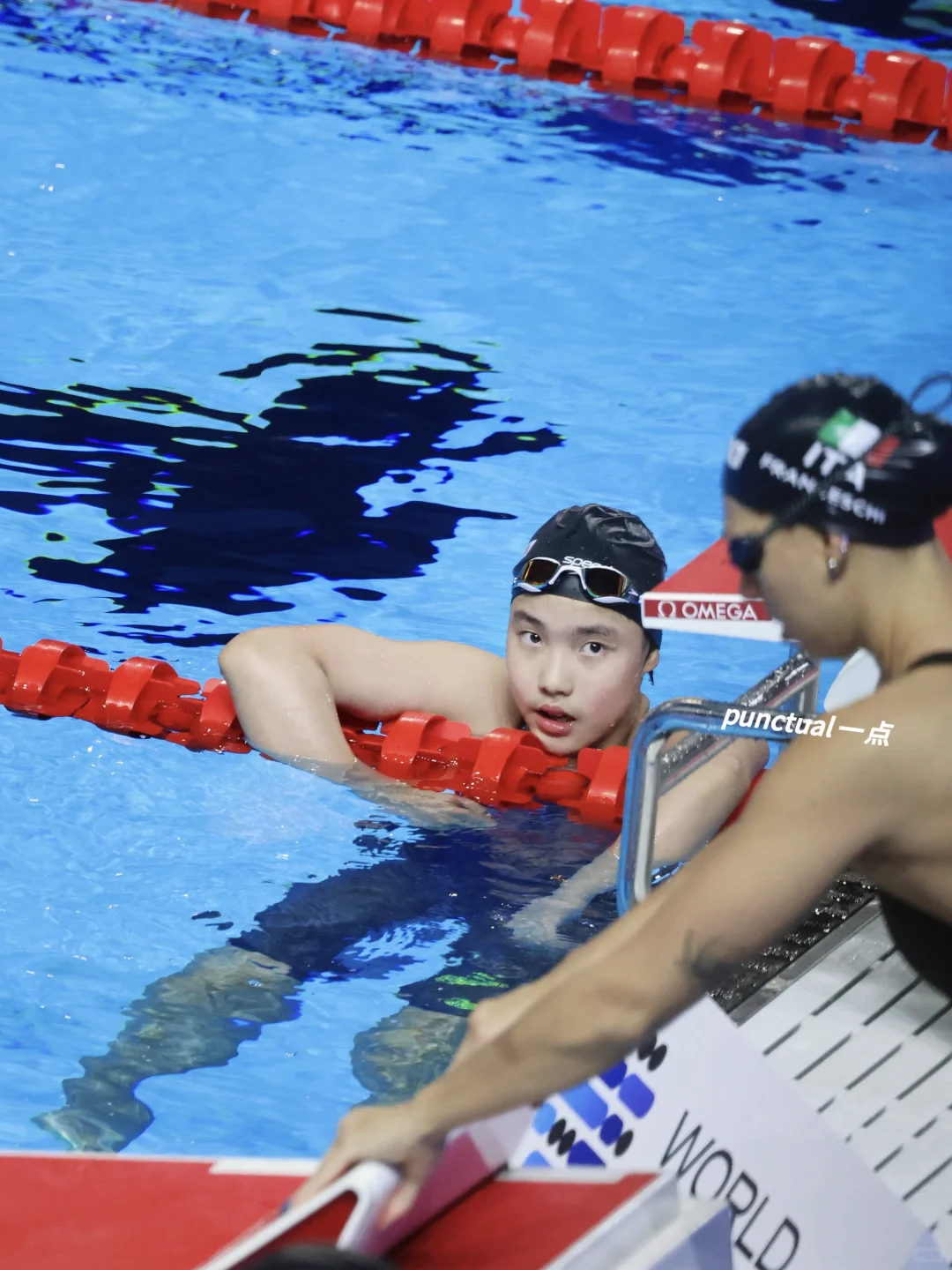 你有这么可爱的子迪妹妹进入我朝泳坛☺️