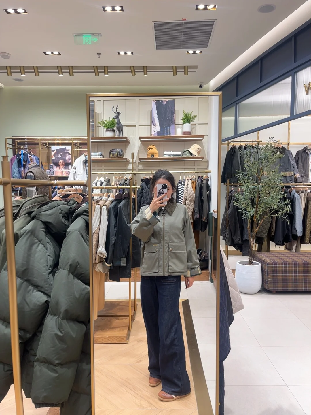 Barbour | 女款轻薄无蜡棉服