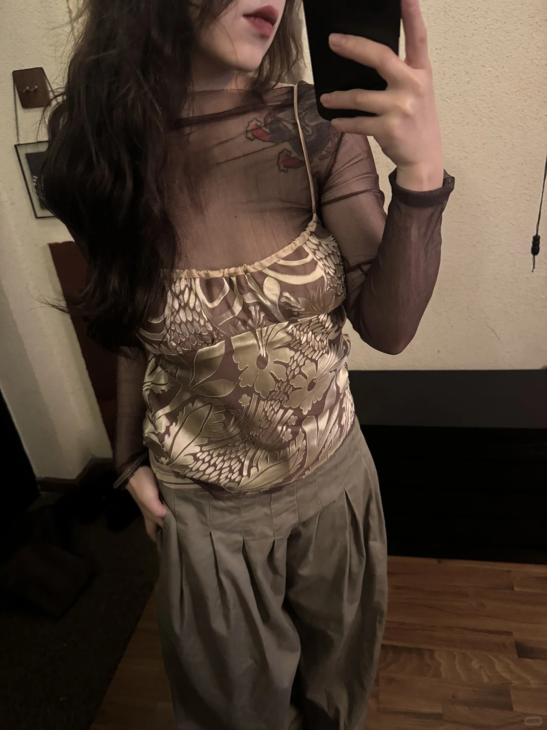 冬日内搭💃买到复古好看吊带了