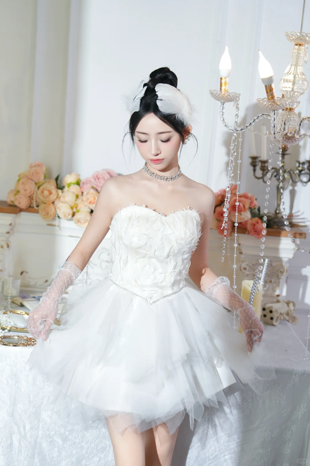 “白色天使 愿神明偏爱”✨