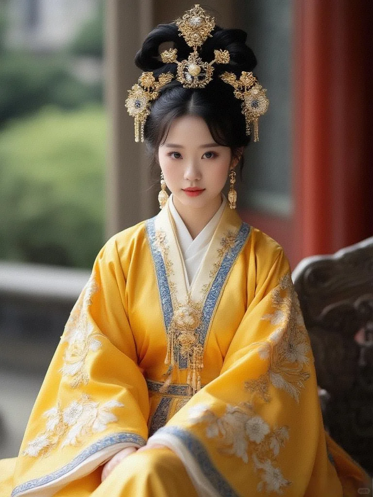 AI作图第207次（御园风华・金缕娇颜）