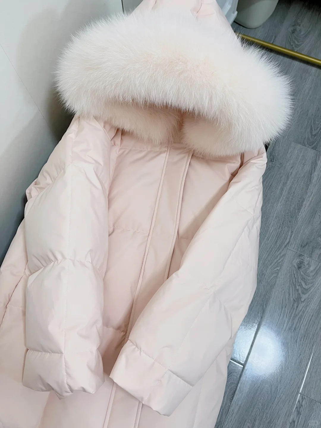 5G入冬❄️这宝贝粉羽绒服🍧好甜美好显白啊