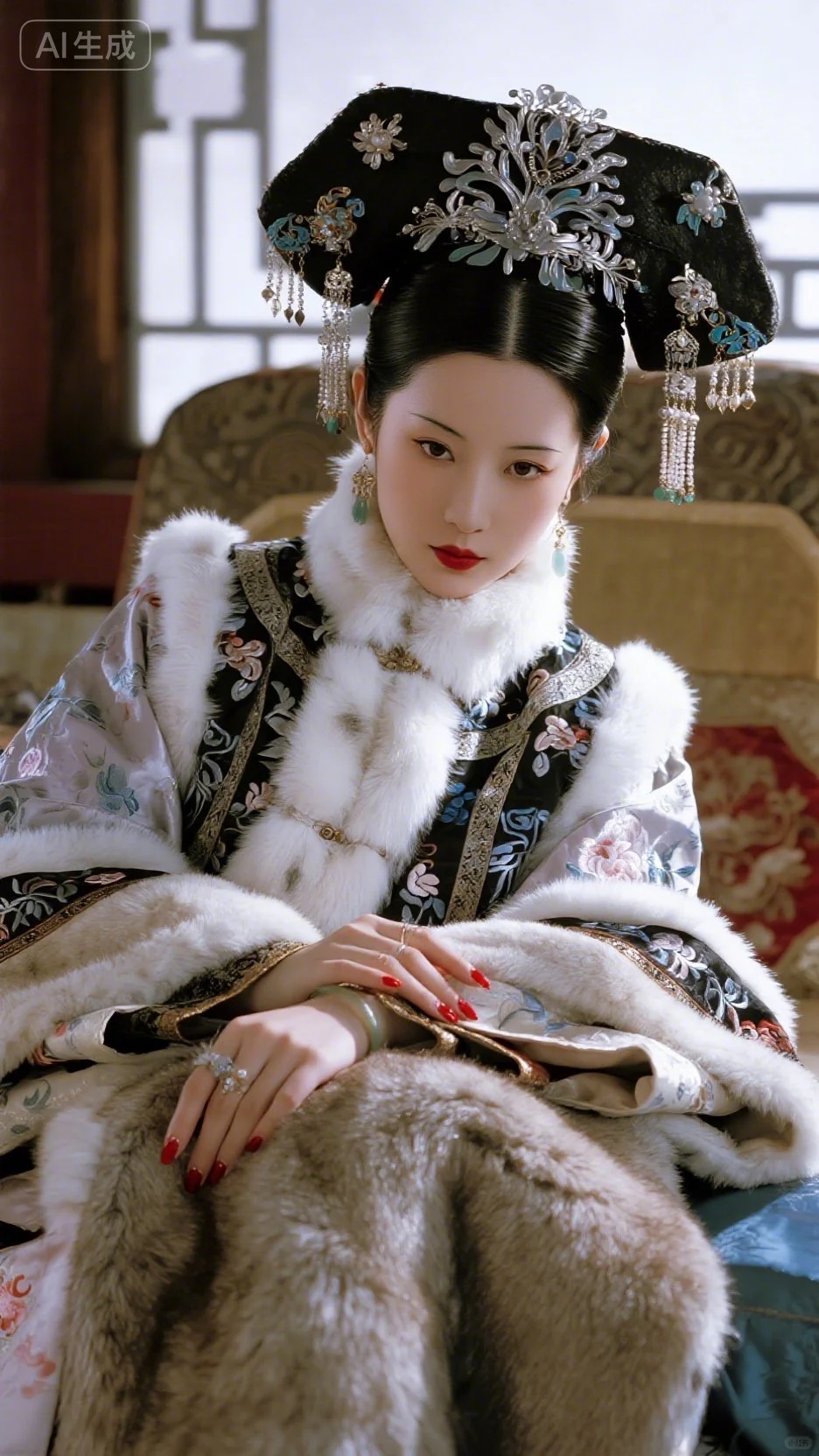 每年进贡的上好皮子都送到贵妃宫里了......