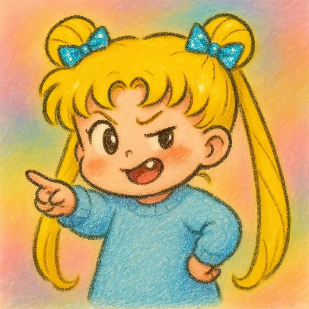 好可爱的美少女战士头像～