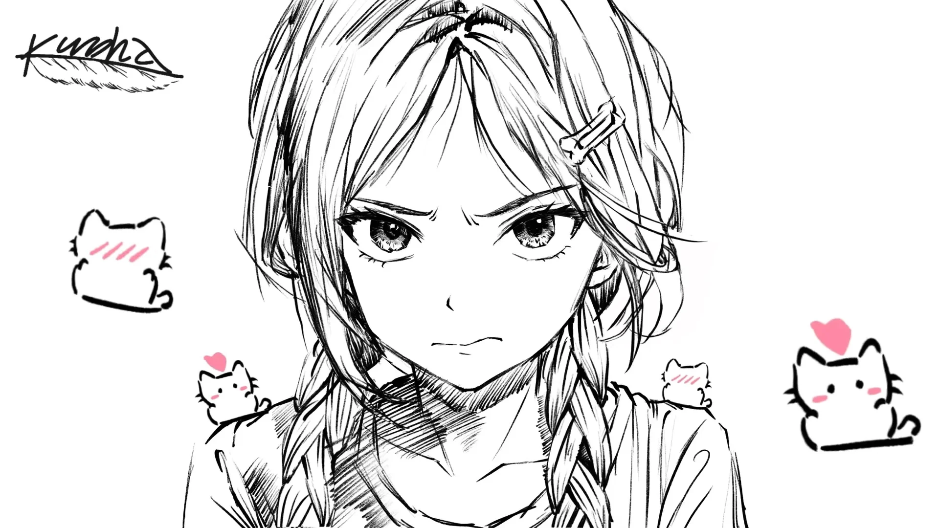 线稿动态壁纸 手机➕平板