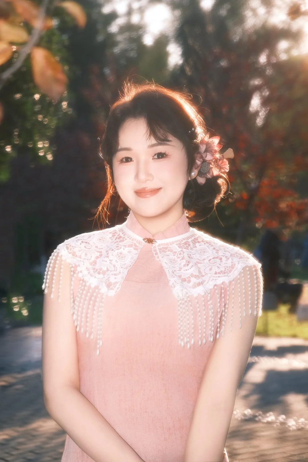 这组旗袍照竟然是在丛台公园拍的？！
