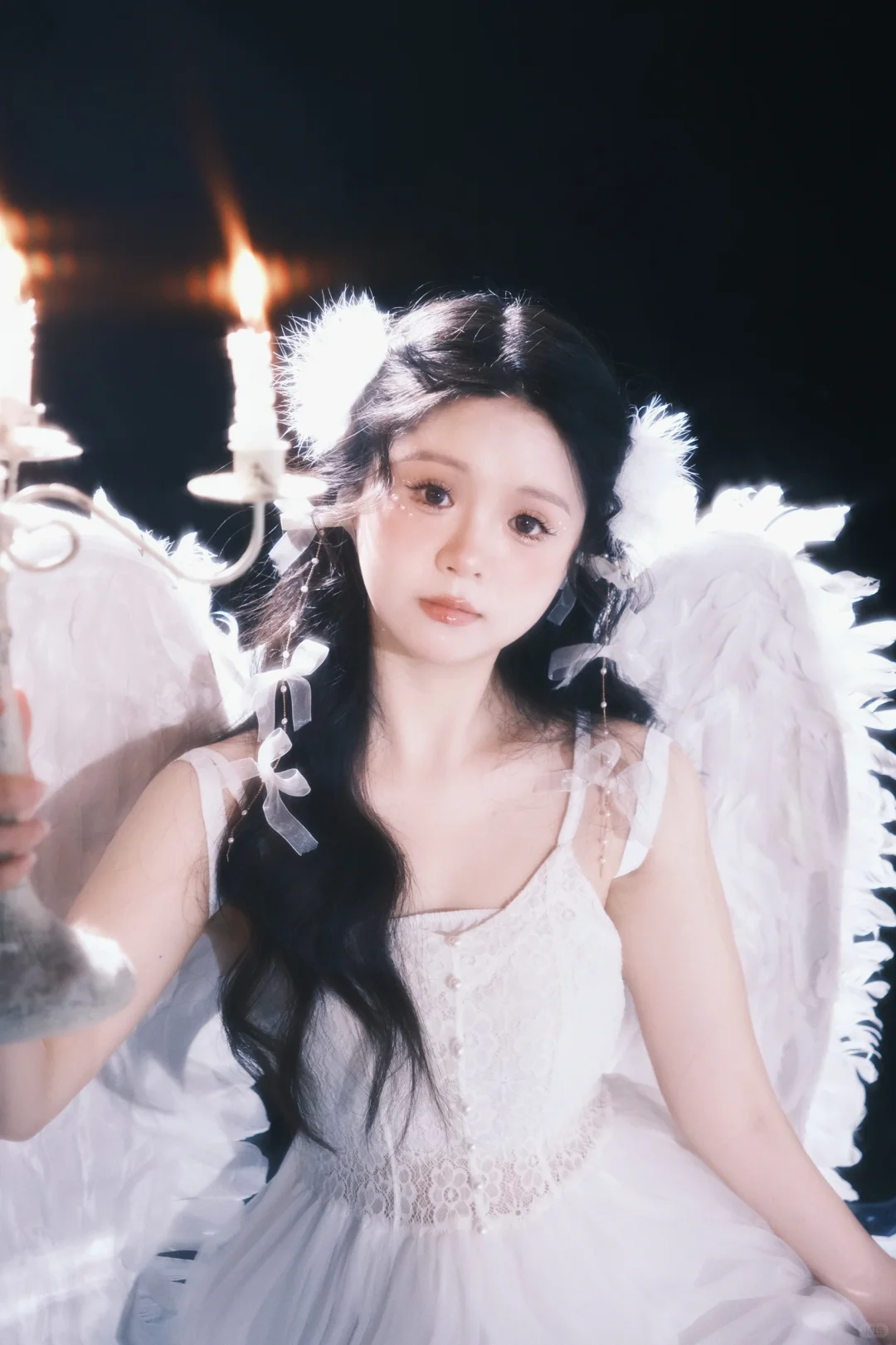 拍到天使啦，真的在发光！