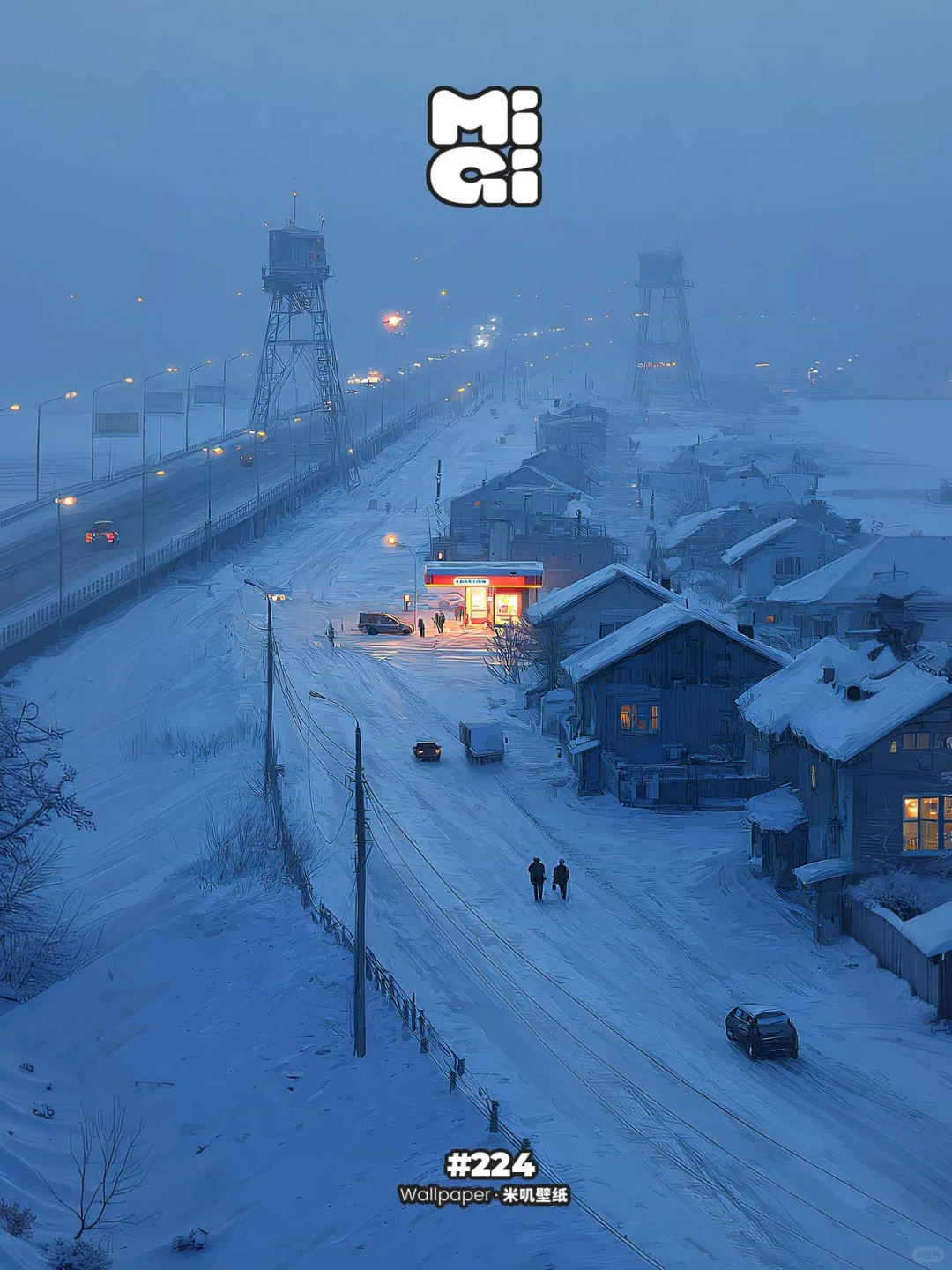 壁纸 | 雪雾小镇 | 224