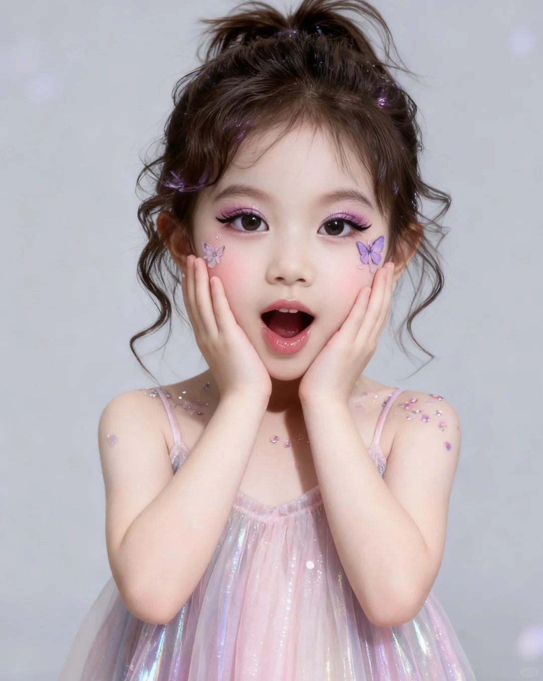 小孩子的美yyds！超甜！！