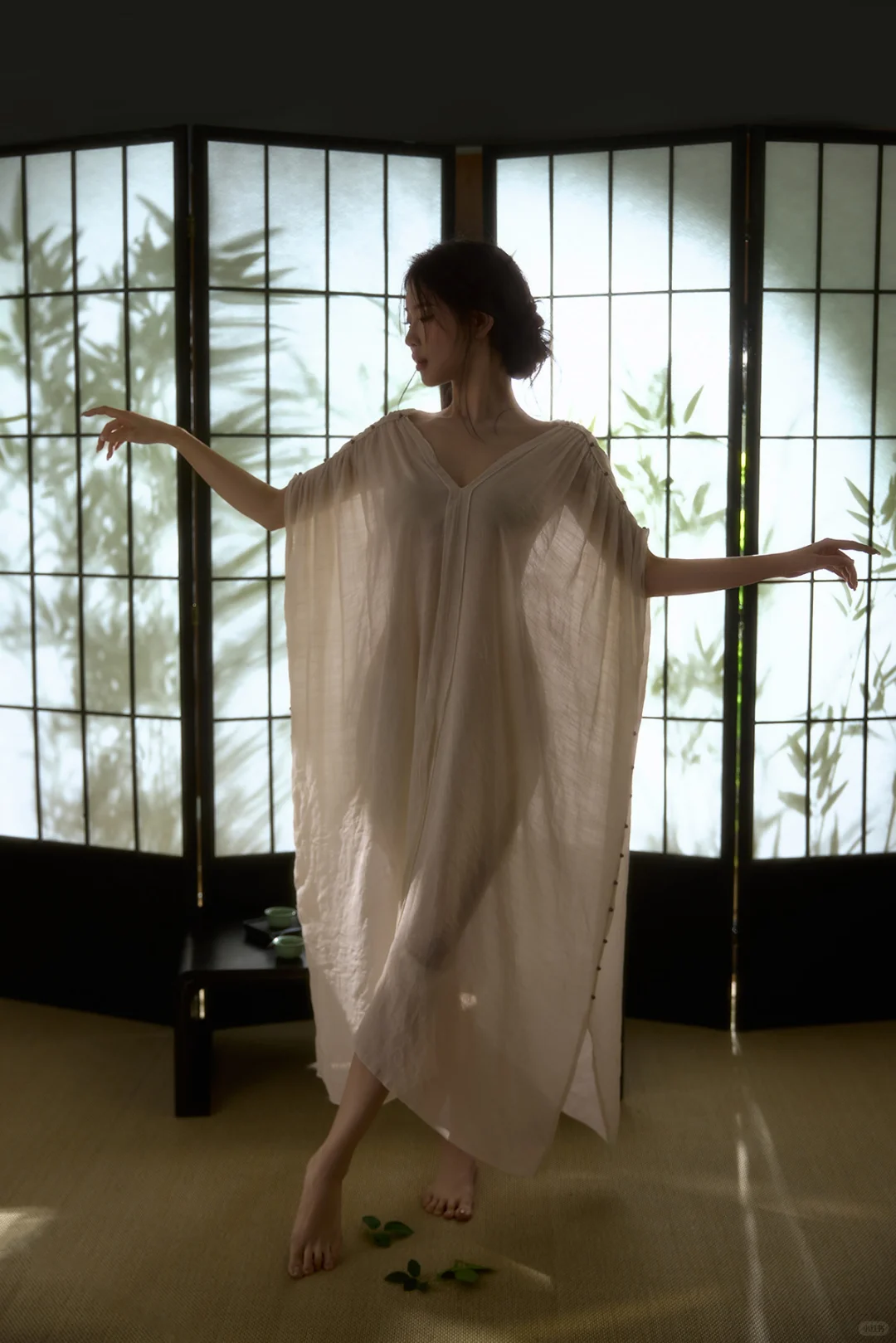 🍃🍃「竹影婆娑」清冷感纯欲私房写真