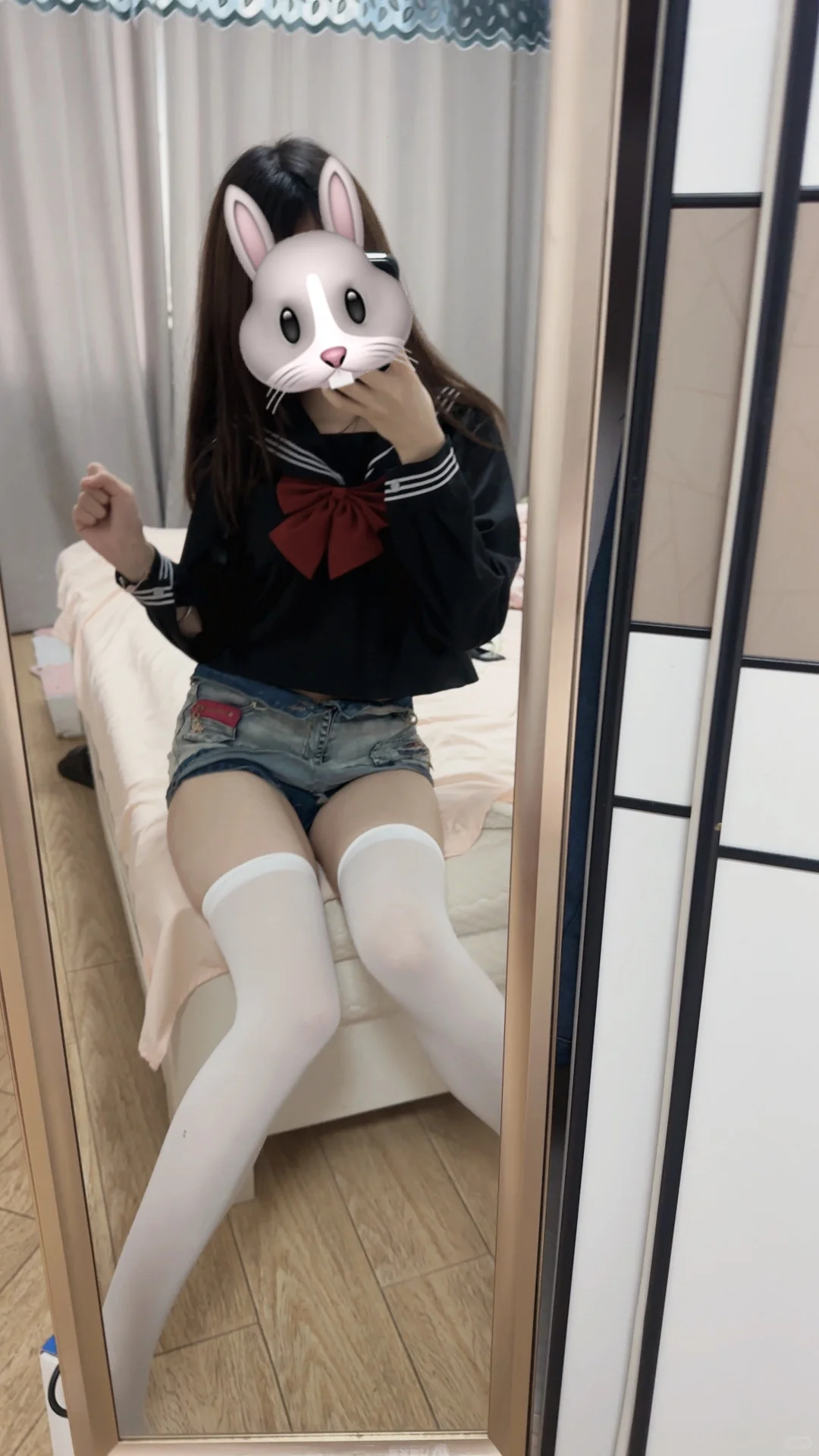 这样穿好可爱！！白丝yyds