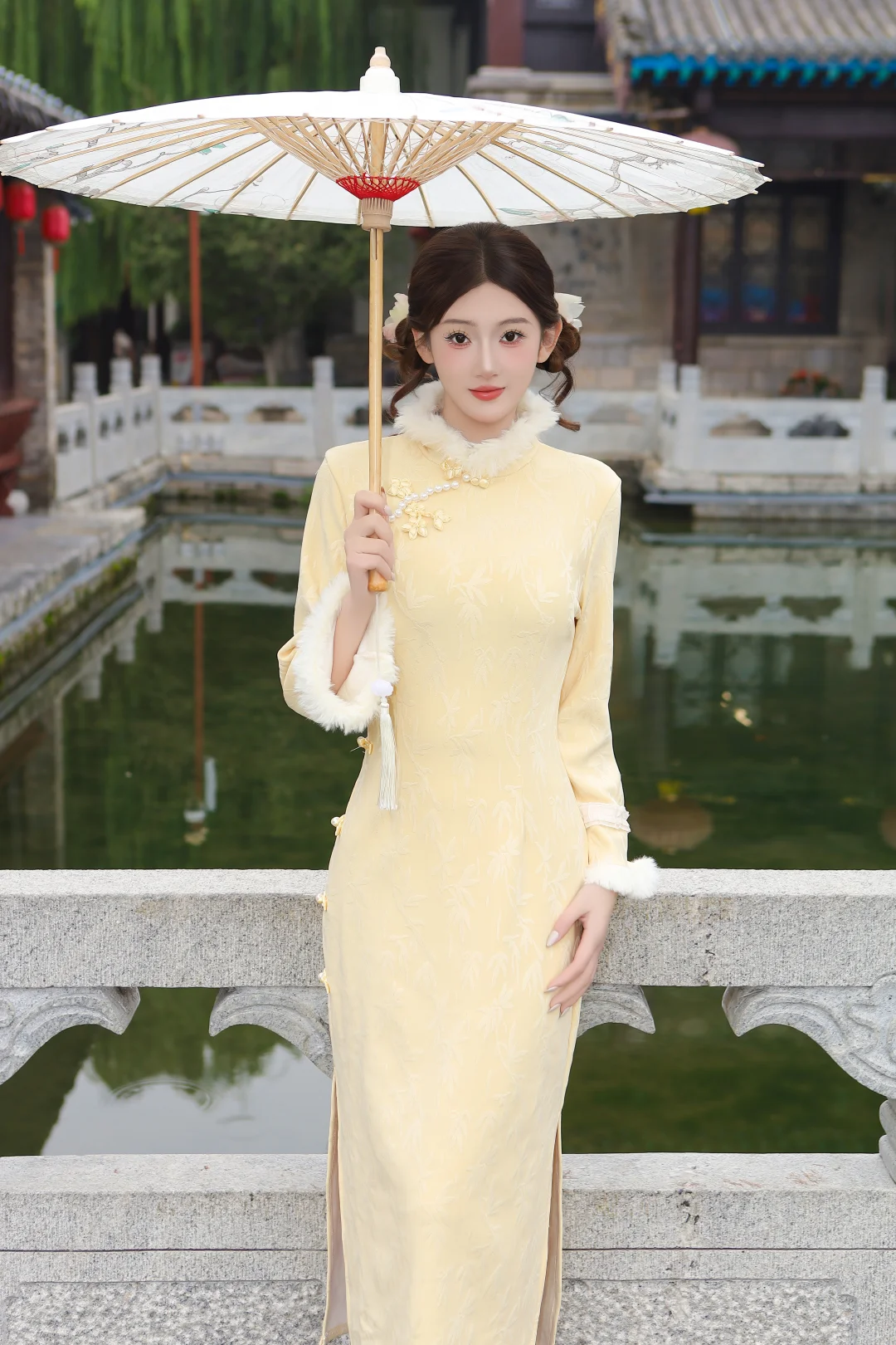 来济南拍秋冬旗袍啦