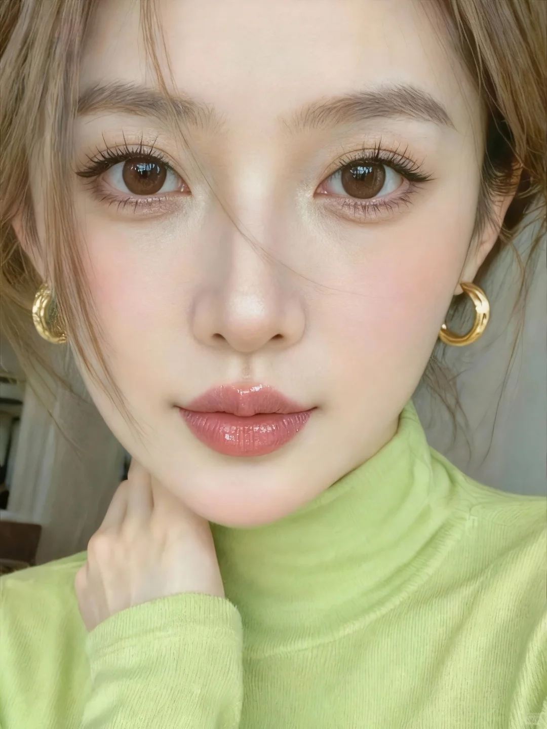 氛围感奶杏千金妆好美🫦