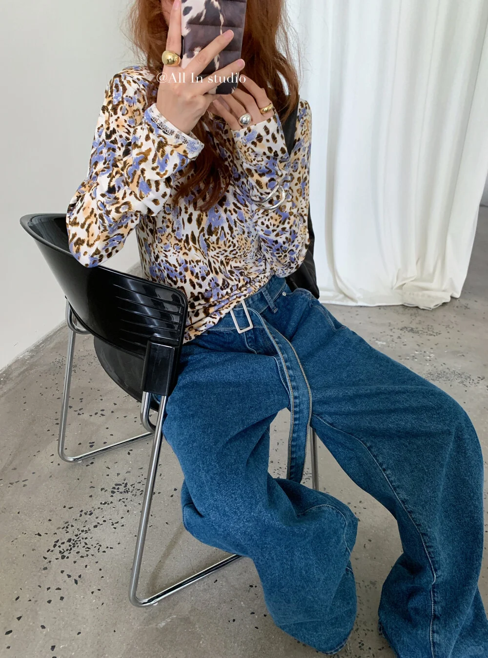 冬日百搭牛仔裤！遮胯显高显腿长✔️🔹