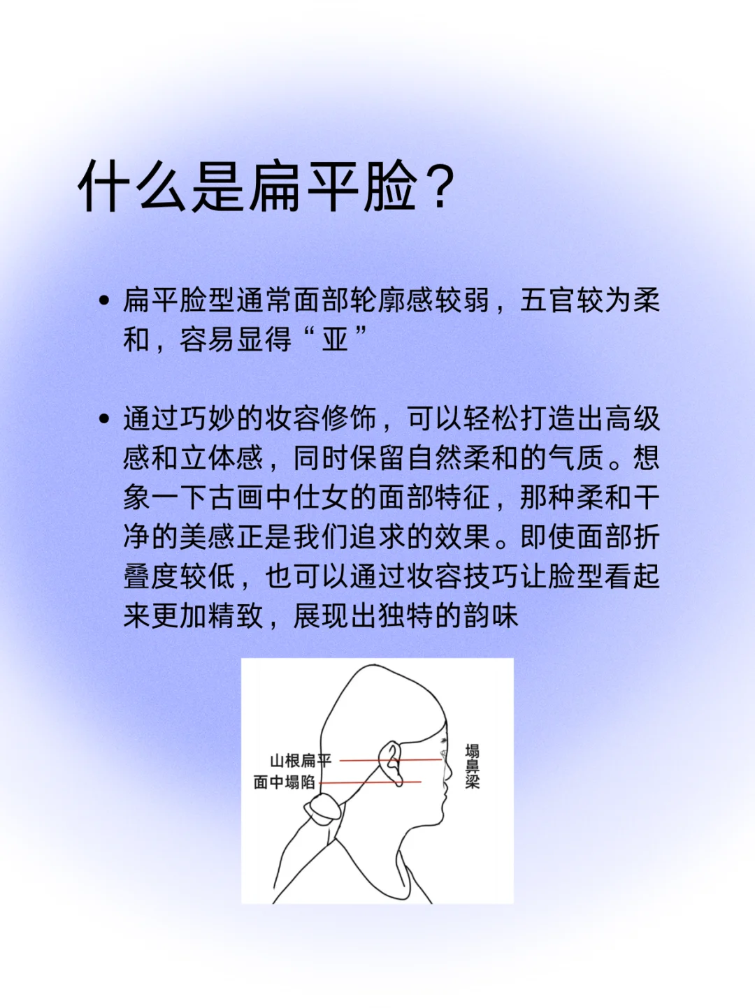 塌鼻梁 大鼻头 扁平脸化妆竟是这样......