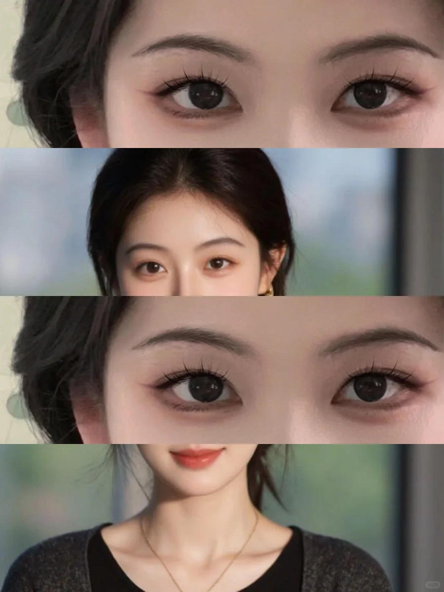 远山眉真的是方圆脸最好的医美！