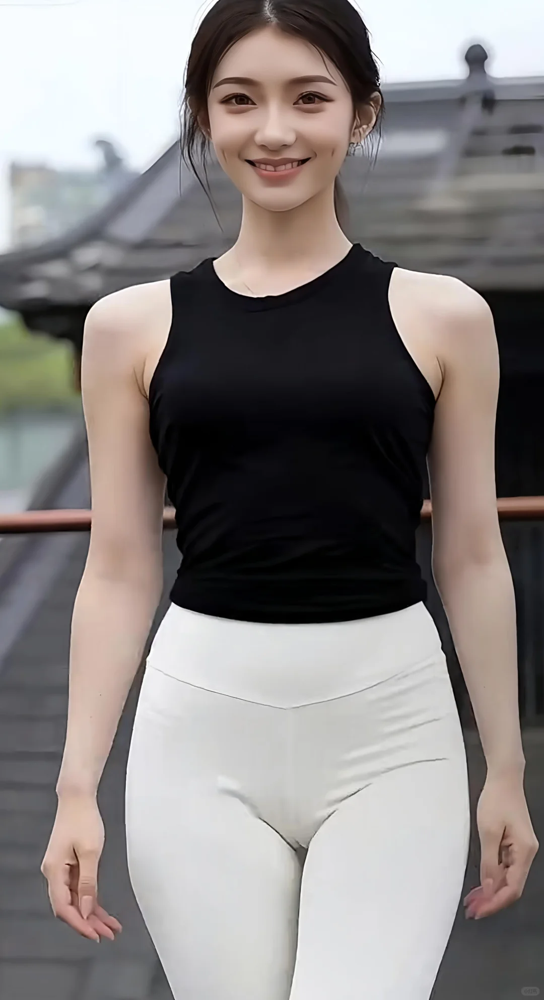 白色瑜伽裤✨ 白瑜伽裤真香现场