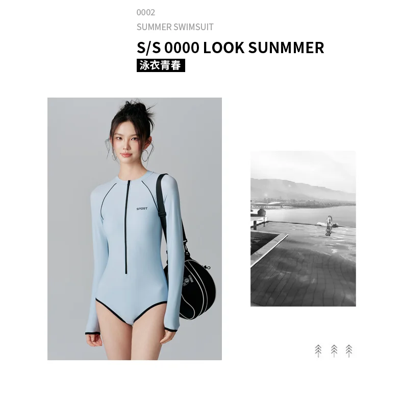 黛岱泳衣女游泳馆专用2025新款连体保守