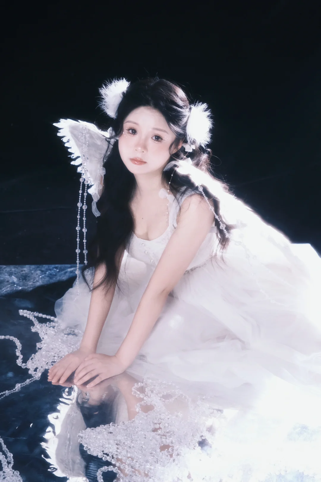 拍到天使啦，真的在发光！