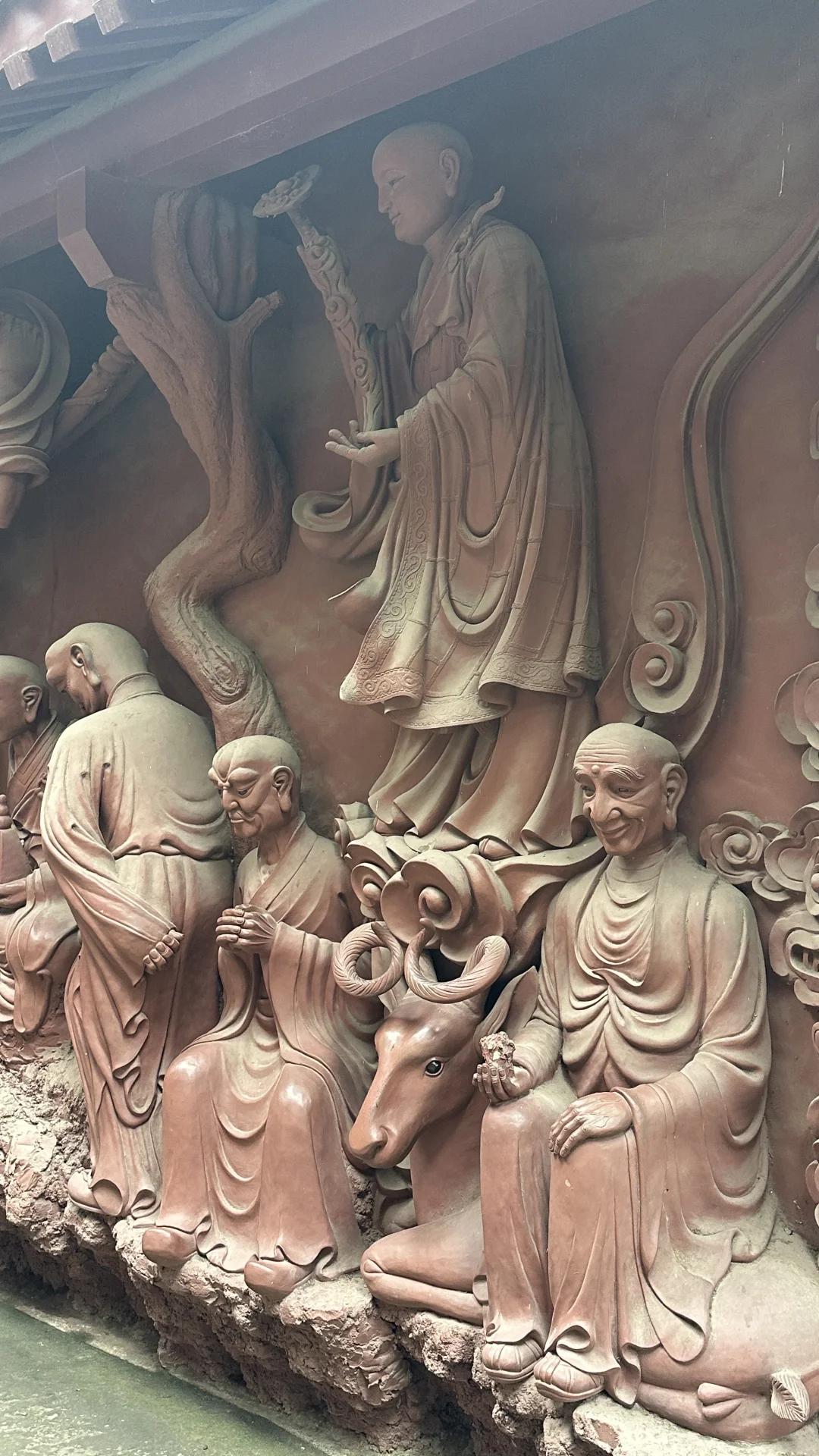 绵阳圣水寺泥塑3