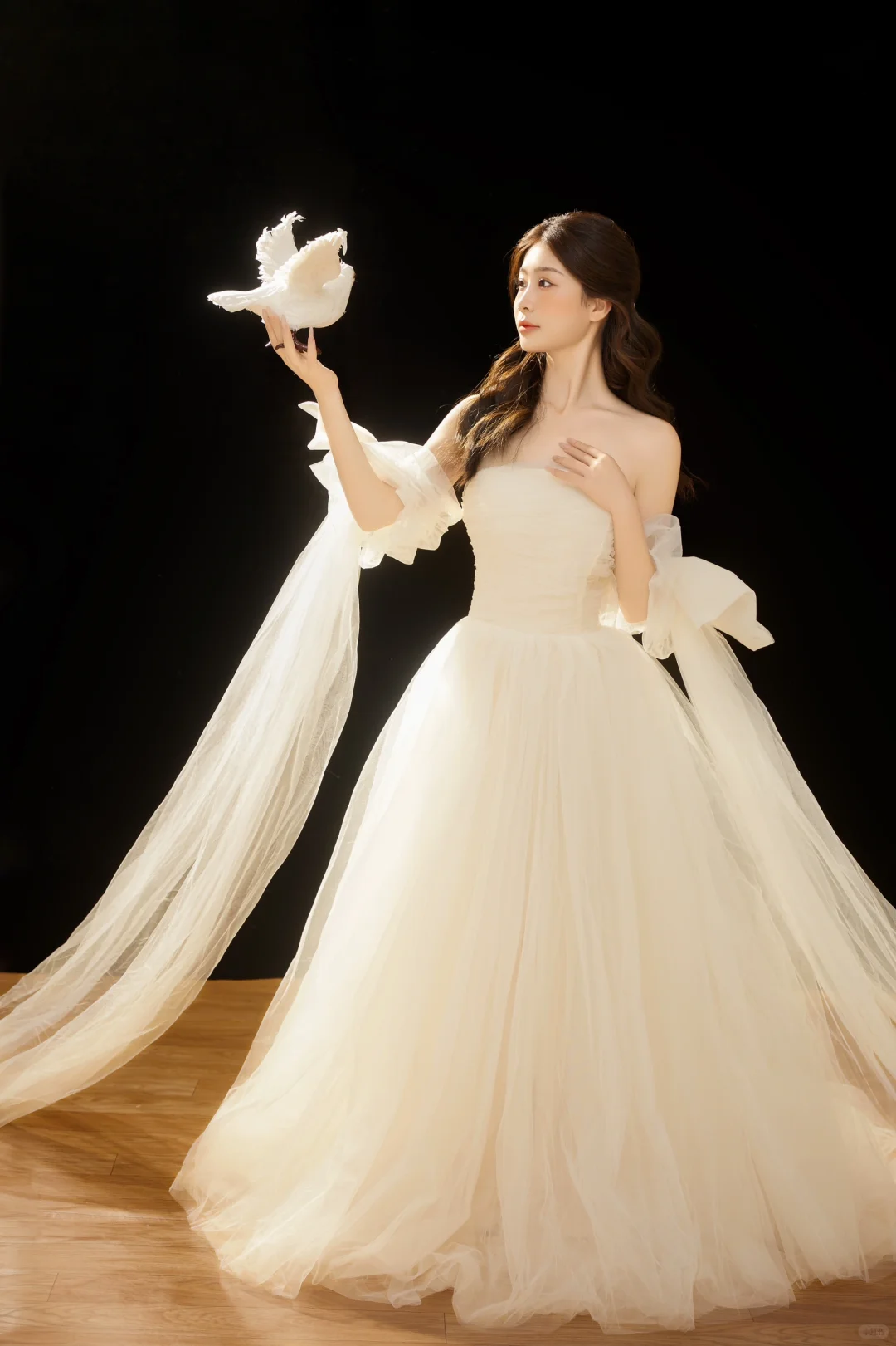 逆光而来的白鸽少女🕊️｜少女写真